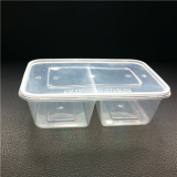 Double Compartments Food Container 650ml